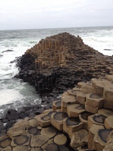 ... at Giant's Causeway...