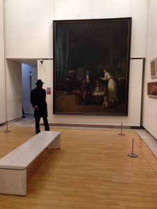 ... visiting the Dublin National Gallery...