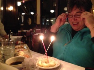 ... fun belated birthday dinner with Marla at Maggiano's... ;-) 