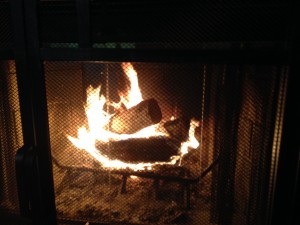... nothing better than a pre-bedtime fireside chat  with a good girl friend before a busy day... ;-)