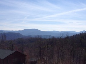 ... our little place in the Smokey Mountains for the next couple days... ready to relax and cook...