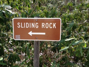 ... fees for Sliding Rock are going up to $2 a person this year... still a bargain!.. ;-)