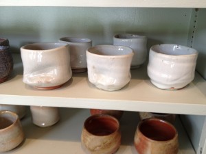 ... tea ceremony cups (always sold in odd numbers... never in a set of six, for instance)
