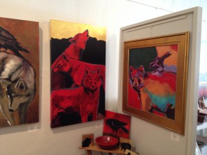 ... my friend, Ann DerGara's work at the Red Wolf Gallery... ;-)