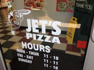 ... you can buy pizza dough from Jet's Pizza for only $1.50 each
