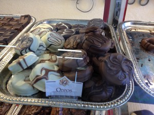 ... chocolate-covered Oreos at Downtown Chocolates!