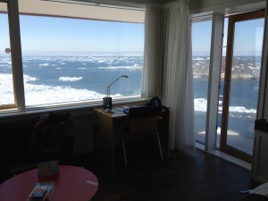 ... the view from the hotel in Ilulissat, Greenland... 